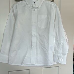 NWOT IZOD WHITE BUTTON DOWN SHIRT